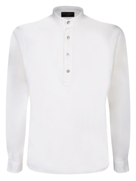 25SS 델 오글리오 긴팔 티셔츠 CORMLCAPRI JERVIN U020 White