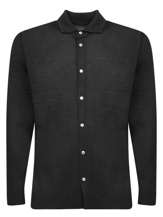 25FW 델 오글리오 긴팔 셔츠 CA0ML RM16R 990 Black