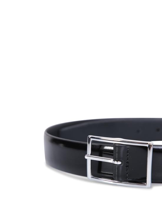  델 오글리오 가죽 벨트 A0325 3379 PL262 NERO Black - DELL'OGLIO