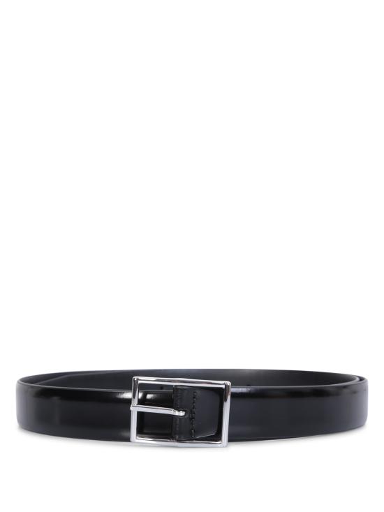  델 오글리오 가죽 벨트 A0325 3379 PL262 NERO Black