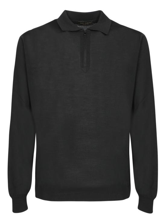 26FW 델 오글리오 폴로 티셔츠 PZ1ML RM16R 990 Black