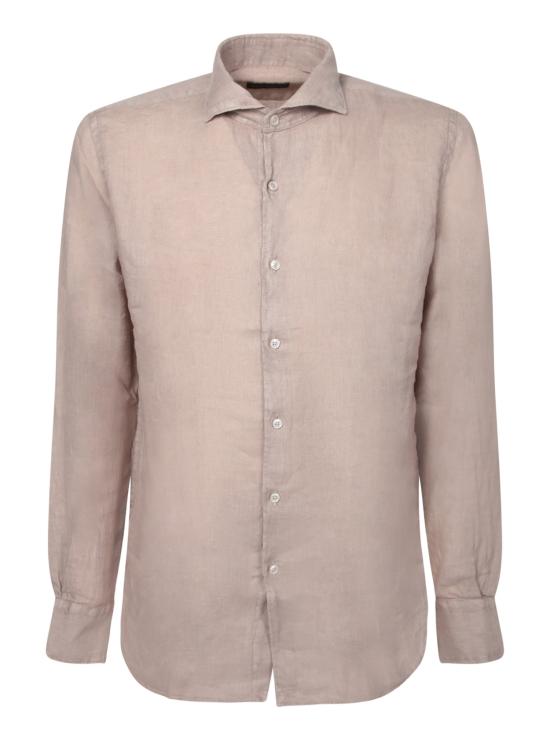 25SS 델 오글리오 긴팔 셔츠 722 81191 143 Brown