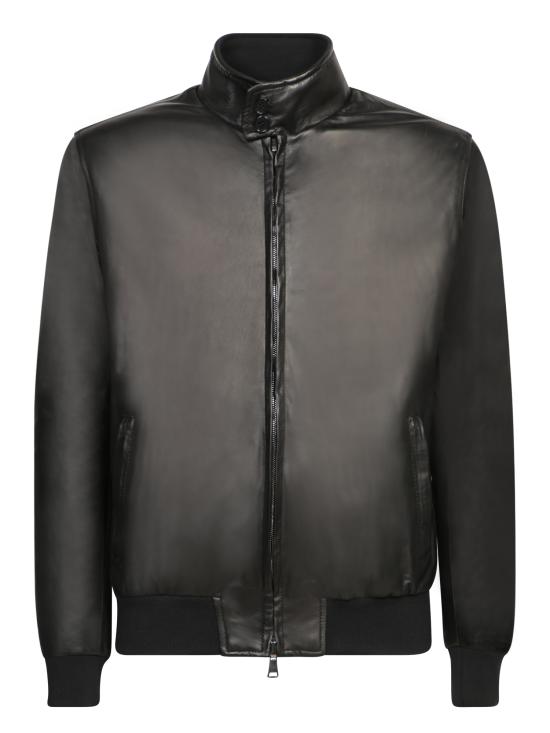 25FW 델 오글리오 봄버 자켓 FOX18 TUSCANY NY NERONERO Black