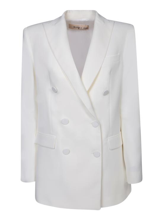 25FW 블랑카 비타 수트 자켓 GLOTTI 0224 DIAMANTE White
