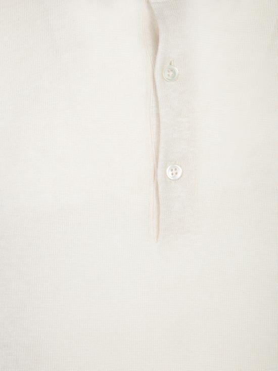 25SS 델 오글리오 폴로 티셔츠 PL1MC LS16R 001 White - DELL'OGLIO