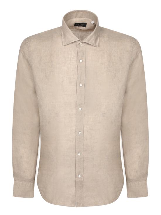 25SS 델 오글리오 긴팔 셔츠 749 11297 016 Beige