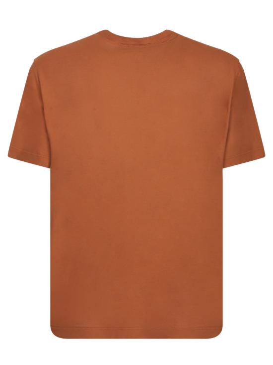 25SS 델 오글리오 반팔 티셔츠 TSMC JCREPE U090 Brown - DELL'OGLIO