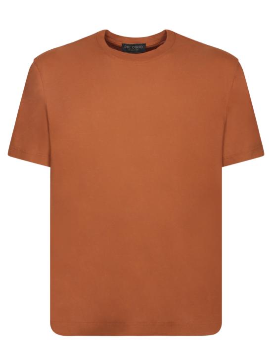 25SS 델 오글리오 반팔 티셔츠 TSMC JCREPE U090 Brown