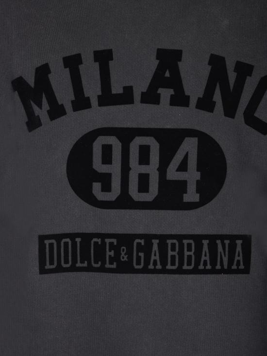 26FW 돌체앤가바나 밀라노 로고 코튼 반팔 티셔츠 G8RI4T G7PK9 N0000 Beige - DOLCE & GABBANA