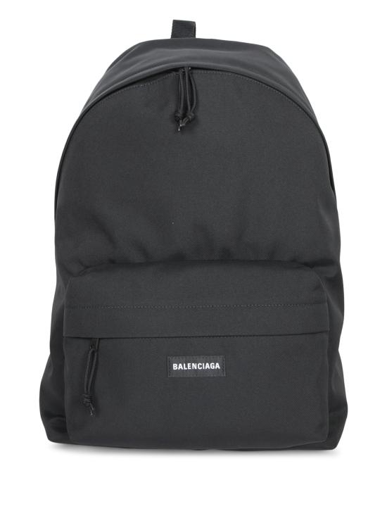 26FW 발렌시아가 로고 패치 익스플로러 백팩 503221 2VZ37 1000 Black