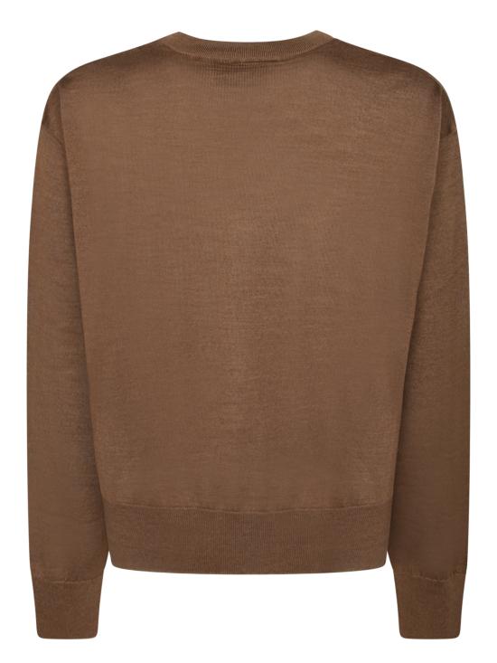 26FW 아미 스웨터 HKS834 KN0066 216 Brown - AMI