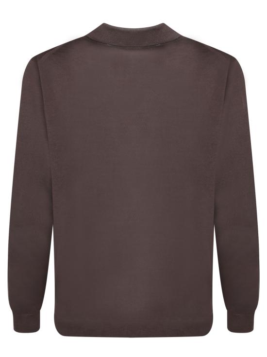  델 오글리오 폴로 티셔츠 PZ1ML RM16R 280 Brown - DELL'OGLIO