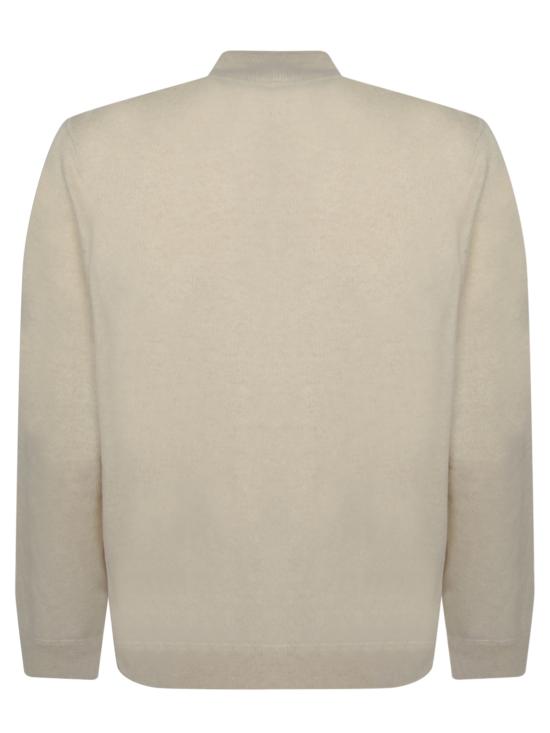 26FW 델 오글리오 집업 니트 BZ1ML3AT WC12F 030 White - DELL'OGLIO