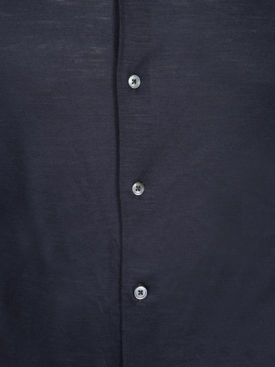  델 오글리오 긴팔 셔츠 CAMLBAS JROYAL 890 Blue - DELL'OGLIO