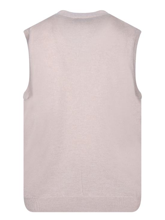 26FW 델 오글리오 니트 베스트 CB1SM CA12R 030 Beige - DELL'OGLIO