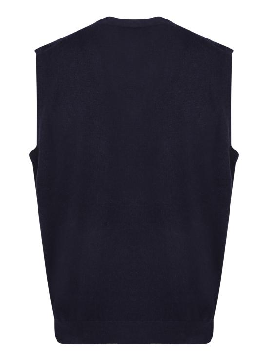 26FW 델 오글리오 니트 베스트 CB1SM CA12R 891 Blue - DELL'OGLIO