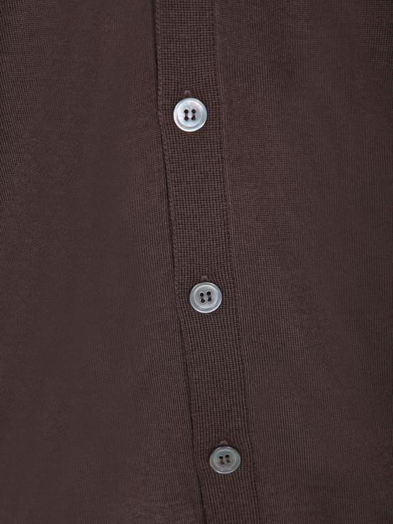 26FW 델 오글리오 니트 베스트 CB1SM RM16R 280 Brown - DELL'OGLIO