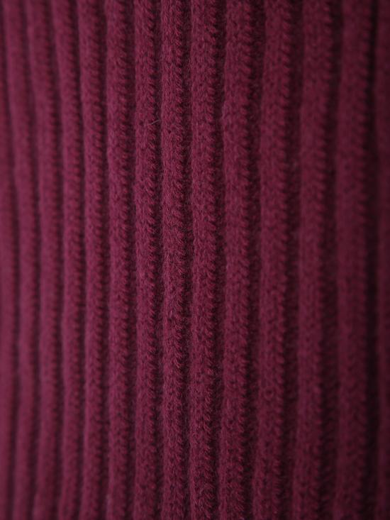  델 오글리오 머플러/스카프 168C CASHMERE PRUGNA Bordeaux - DELL'OGLIO