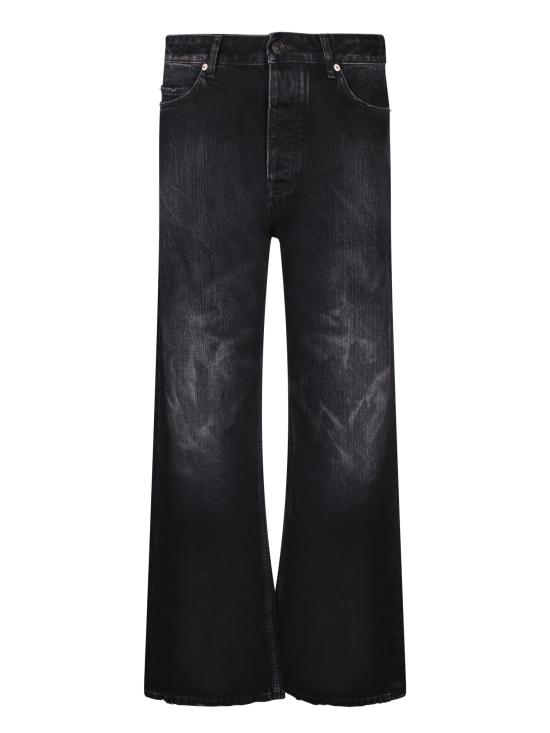 26FW 발렌시아가 데님 팬츠 851352 TTW67 1037 Black