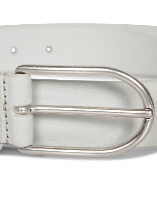 25SS 델 오글리오 가죽 벨트 0325 PL146 F4 White - DELL'OGLIO