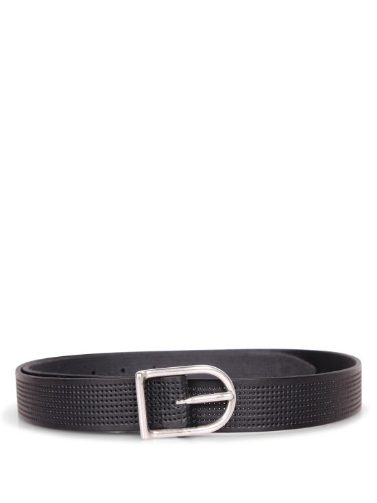 26FW 델 오글리오 가죽 벨트 3408 3867 14 N1 Black