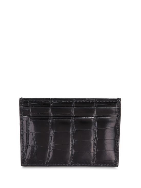 26FW 델 오글리오 카드지갑 DO100 LTHAL 001 Black