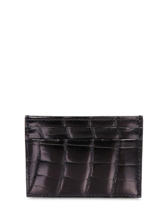 26FW 델 오글리오 카드지갑 DO100 LTHAL 001 Black - DELL'OGLIO