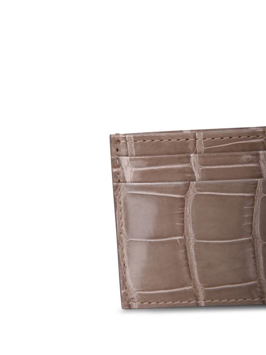 26FW 델 오글리오 카드지갑 DO100 LTHAL 003 Beige - DELL'OGLIO