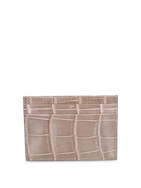 26FW 델 오글리오 카드지갑 DO100 LTHAL 003 Beige - DELL'OGLIO