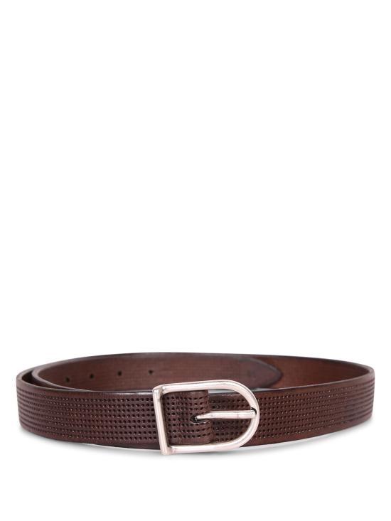 26FW 델 오글리오 가죽 벨트 3408 3867 14 M1 Brown