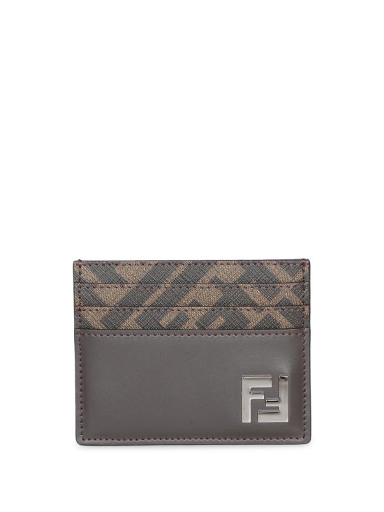25SS 펜디 FF 스퀘어 카드 홀더 7M0164 AFF2 F1Q1C Brown