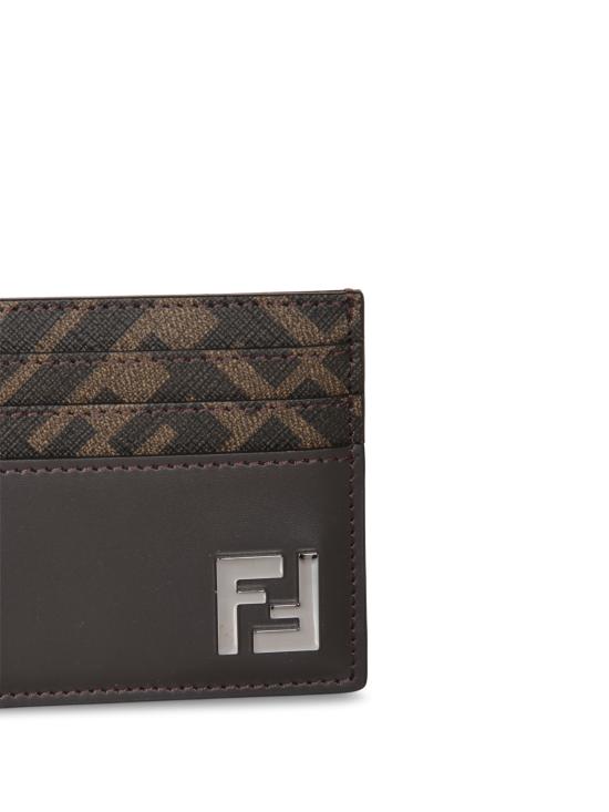 25SS 펜디 FF 스퀘어 카드 홀더 7M0164 AFF2 F1Q1C Brown - FENDI