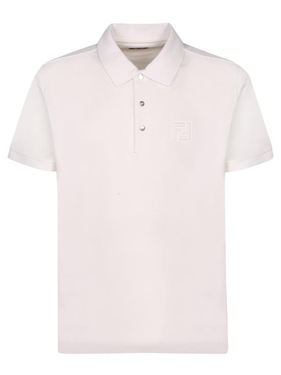 25FW 펜디 폴로 티셔츠 FY1309 ASDT F0KE0 White