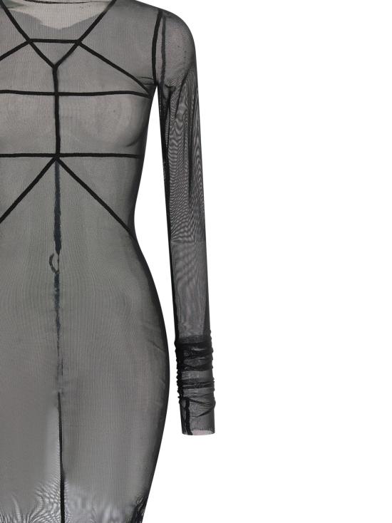 26SS 릭 오웬스 롱 원피스 RO01F6589TUS09 - RICK OWENS