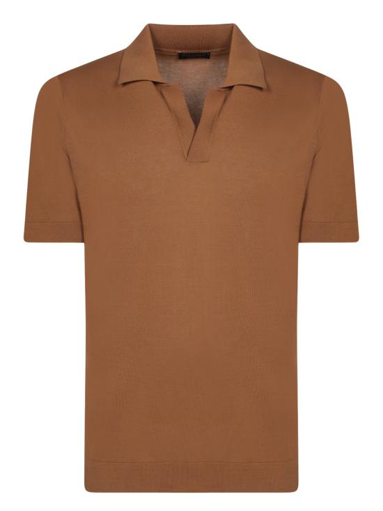 25SS 델 오글리오 폴로 티셔츠 PL0MCSK CR14R 090 Brown