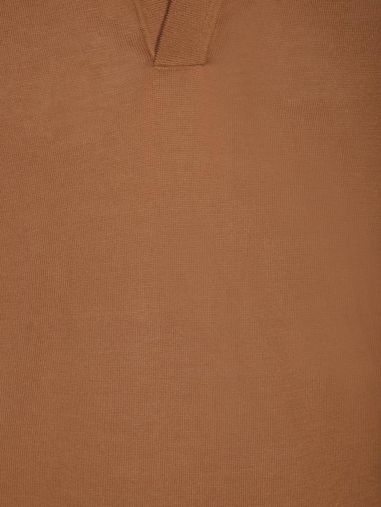 25SS 델 오글리오 폴로 티셔츠 PL0MCSK CR14R 090 Brown - DELL'OGLIO