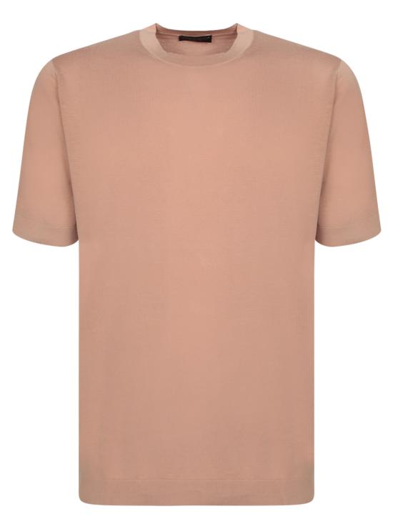 25SS 델 오글리오 반팔 티셔츠 TS0MC CR14R 300 Beige