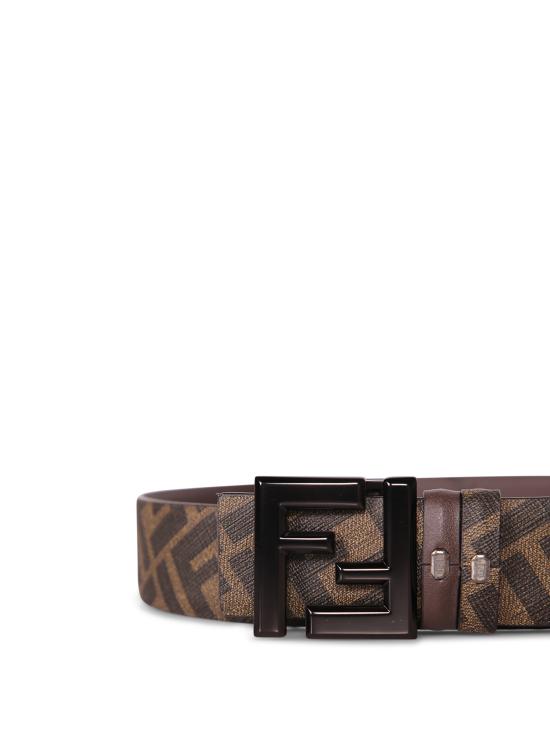 25SS 펜디 가죽 벨트 7C0541 ASIW F1S9V Brown - FENDI