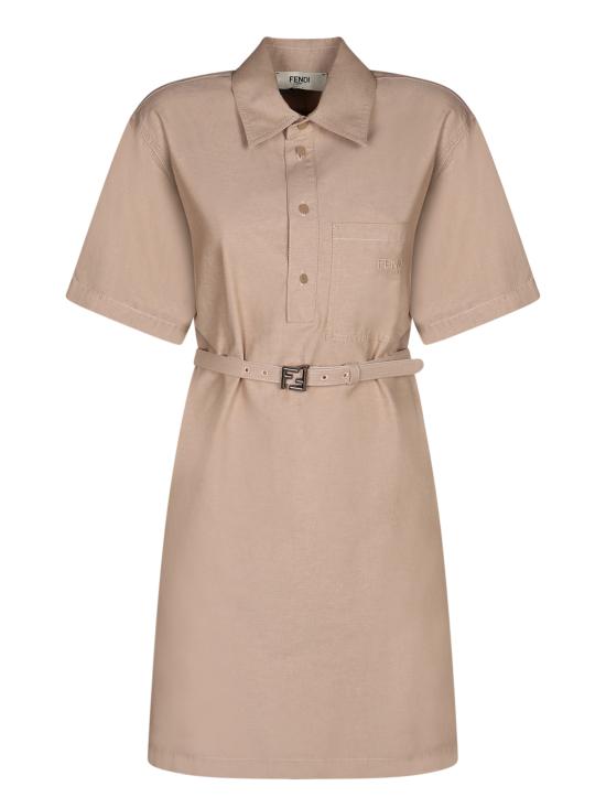 25SS 펜디 미디 원피스 FLD560 ASMC F1RX9 Beige