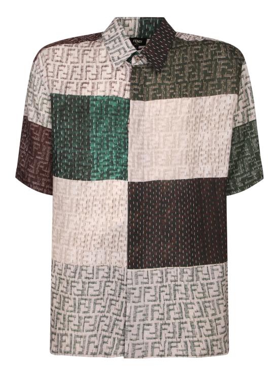 25SS 펜디 반팔 셔츠 FS0795 AU73 F1RFY Multi