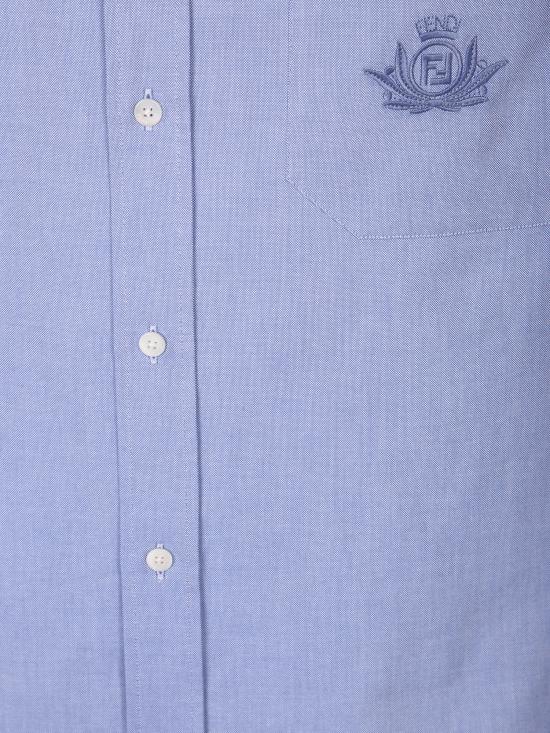 25SS 펜디 옥스포드 셔츠 FS1312 AU70 F1QBO Blue - FENDI