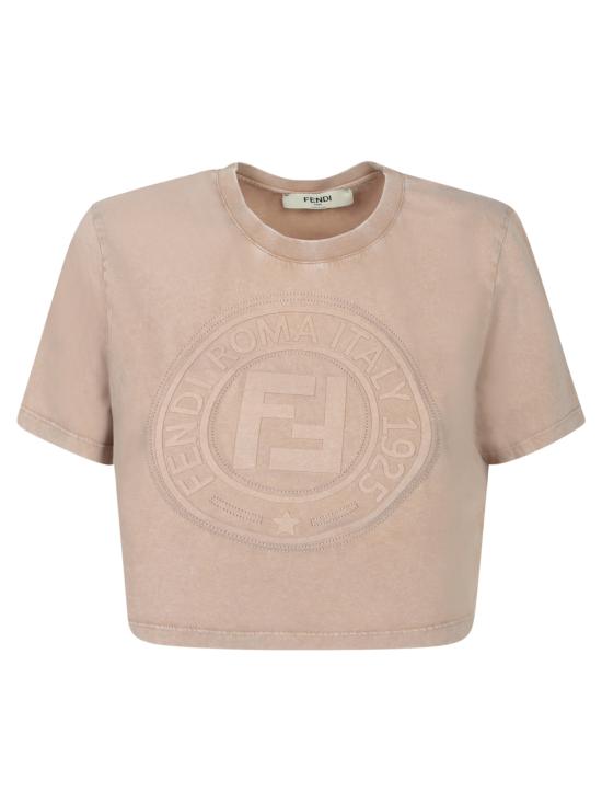 25SS 펜디 반팔 티셔츠 FS9715 ASNI F1RX9 Beige