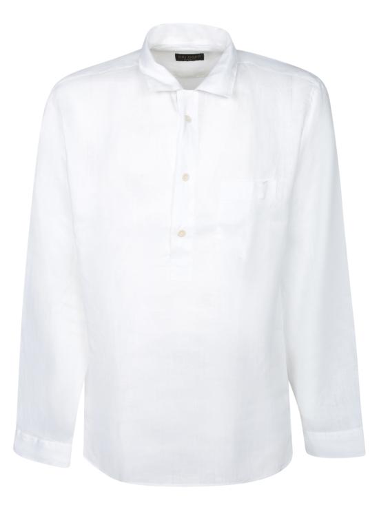 25SS 델 오글리오 긴팔 셔츠 417 11297 001 White