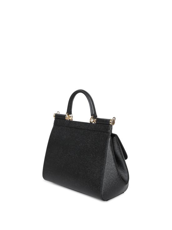 26FW 돌체앤가바나 미디움 시실리 핸드백 BB6003 B1001 80999 Black - DOLCE & GABBANA