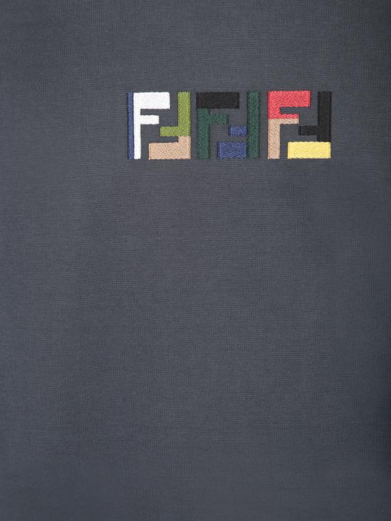 25FW 펜디 반팔 티셔츠 FY1319 AU1M F0QN0 Grey - FENDI