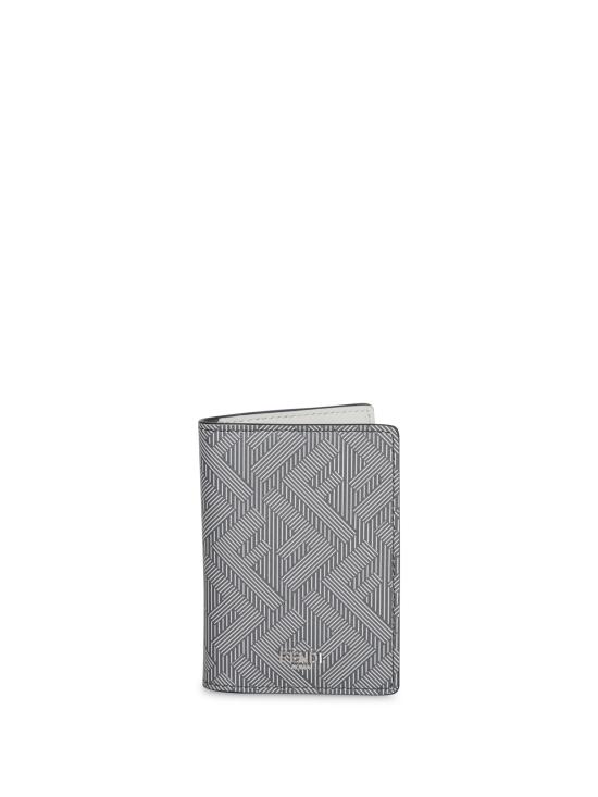 25FW 펜디 쉐도우 레더 카드 홀더 7M0349 AP16 F1QCG Grey