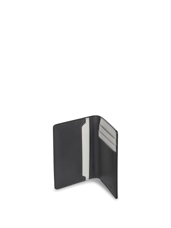25FW 펜디 쉐도우 레더 카드 홀더 7M0349 AP16 F1QCG Grey - FENDI