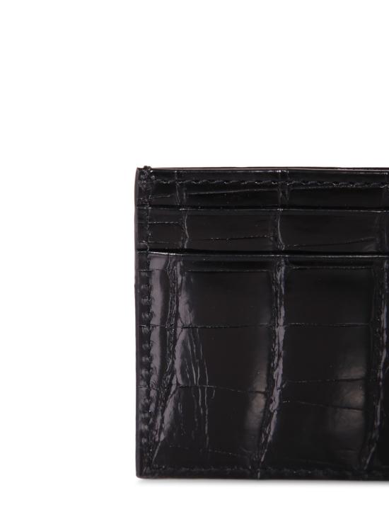 26FW 델 오글리오 카드지갑 DO100 LTHAL 001 Black - DELL'OGLIO