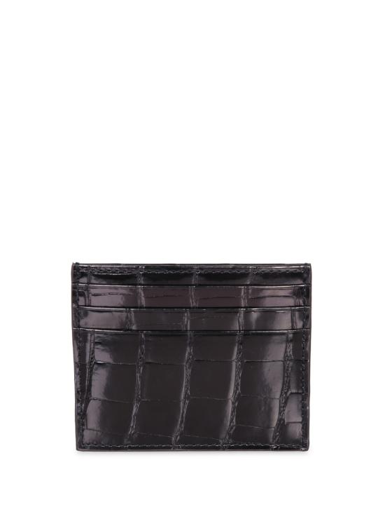 26FW 델 오글리오 카드지갑 DO200 LTHAL 001 Black