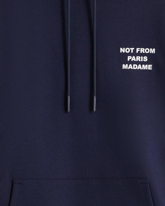 26FW 드롤드무슈 후드 티셔츠 PERMHO162CO127 NY Blu - DROLE DE MONSIEUR